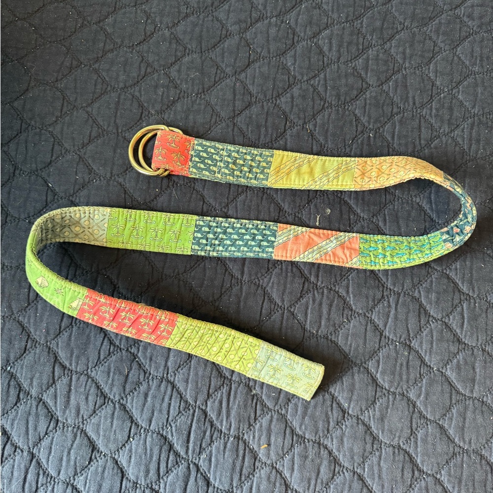 Vineyard Vines Patchwork Belt - size medium